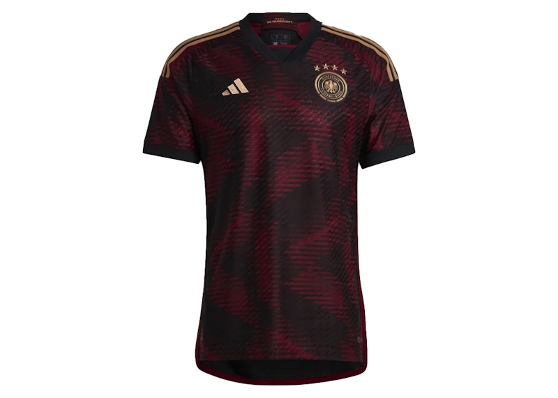 adidas Germany 22 Away Authentic Jersey Black/Team Coll Burgundy
