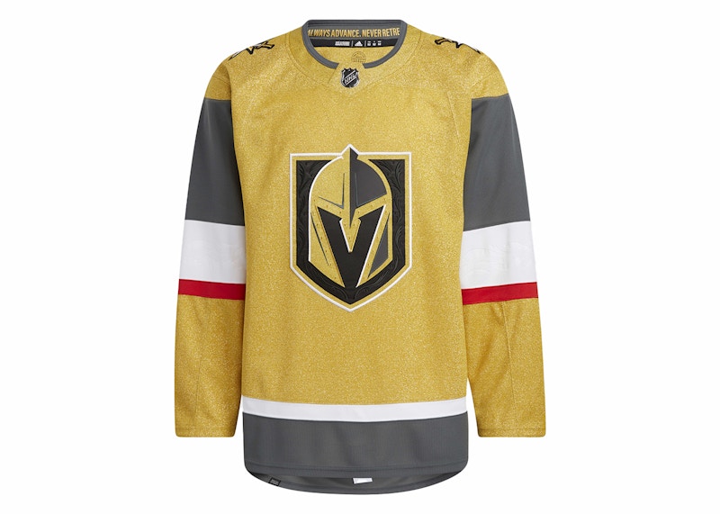 adidas Golden Knights Home Authentic Jersey Metallic Gold