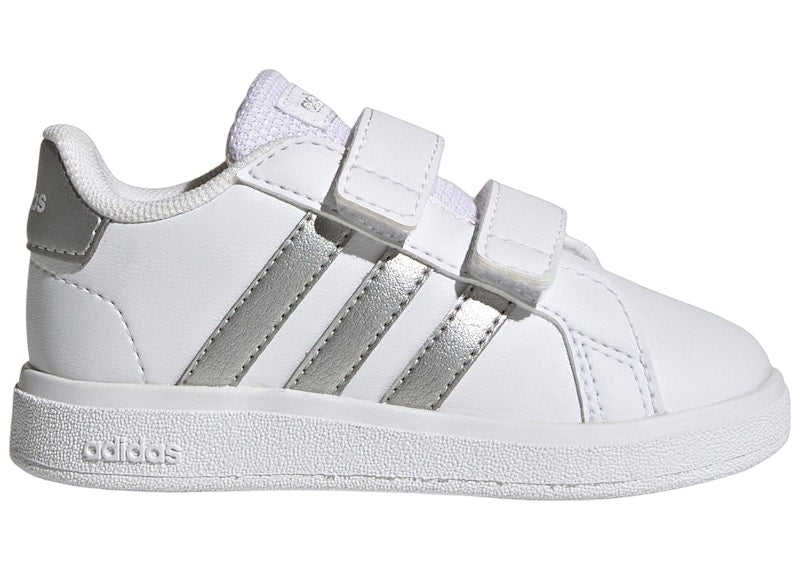 adidas Grand Court 2.0 Cloud White Matte Silver (TD)
