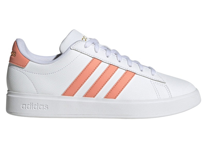 adidas Grand Court 2.0 Cloud White Wonder Clay Gold Metallic
