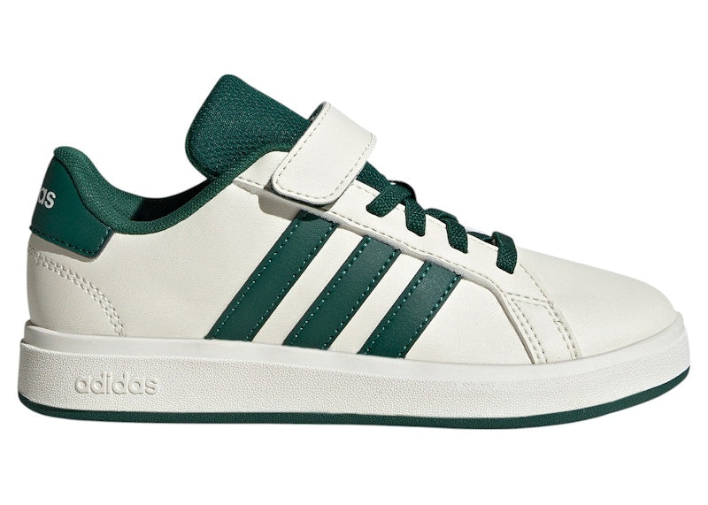 adidas Grand Court 2.0 Off White Collegiate Green Core Black (PS)