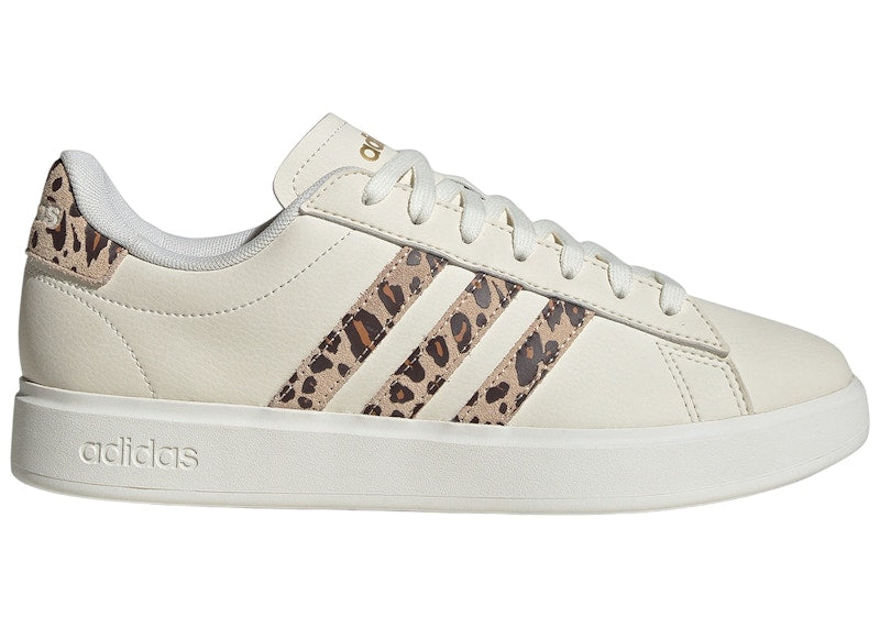 adidas Grand Court 2.0 Off White Magic Beige Matte Gold (Women's)