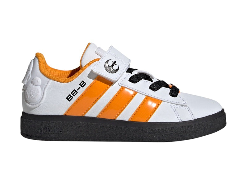 adidas Grand Court 2.0 Star Wars Cloud White Crew Orange Core Black (PS)