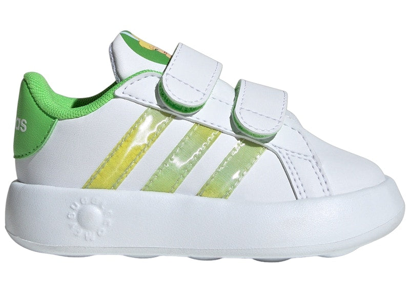 adidas Grand Court 2.0 Tink Sportswear Cloud White Linen Green Lucid Lime (TD)