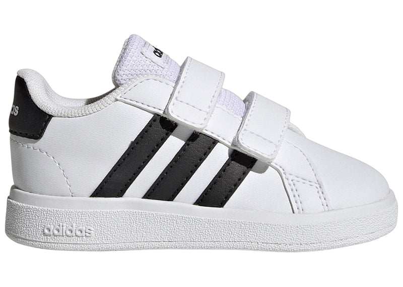 adidas Grand Court 2.0 White Black (TD)