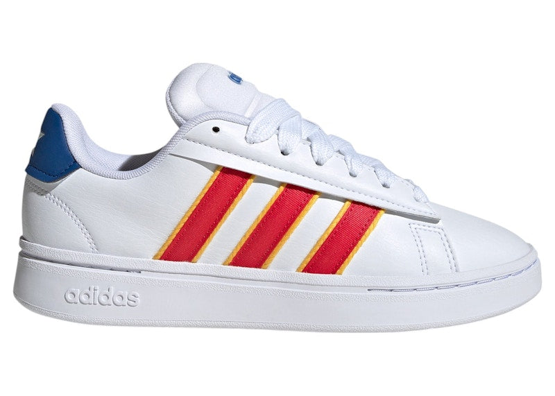 adidas Grand Court Alpha 00s Cloud White Pure Ruby Royal Blue (Women's)