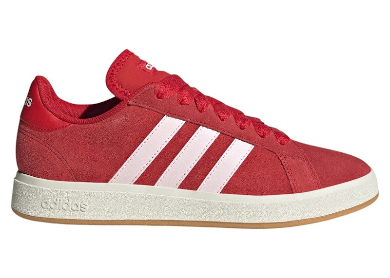 adidas Grand Court Base 00s Better Scarlet Clear Pink Off White (Women's)