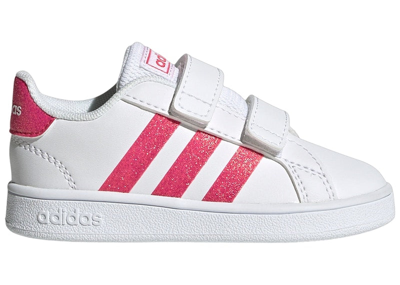 adidas Grand Court Cloud White Real Pink (TD)