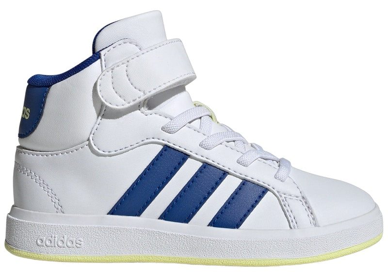adidas Grand Court Cloud White Royal Blue Ice Yellow (GS)