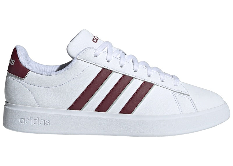 adidas Grand Court Cloud White Shadow Red Grey Two