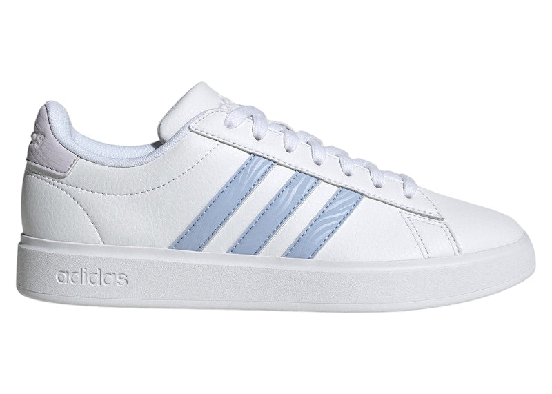 adidas Grand Court Cloudfoam Lifestyle Court Comfort Cloud White Blue Dawn Silver Dawn (Women's)