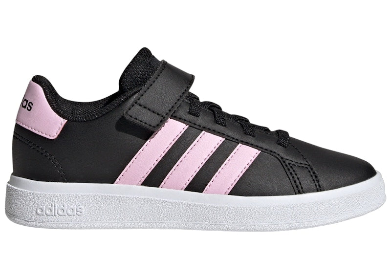 adidas Grand Court Court And Top Strap Core Black Orchid Fusion (GS)
