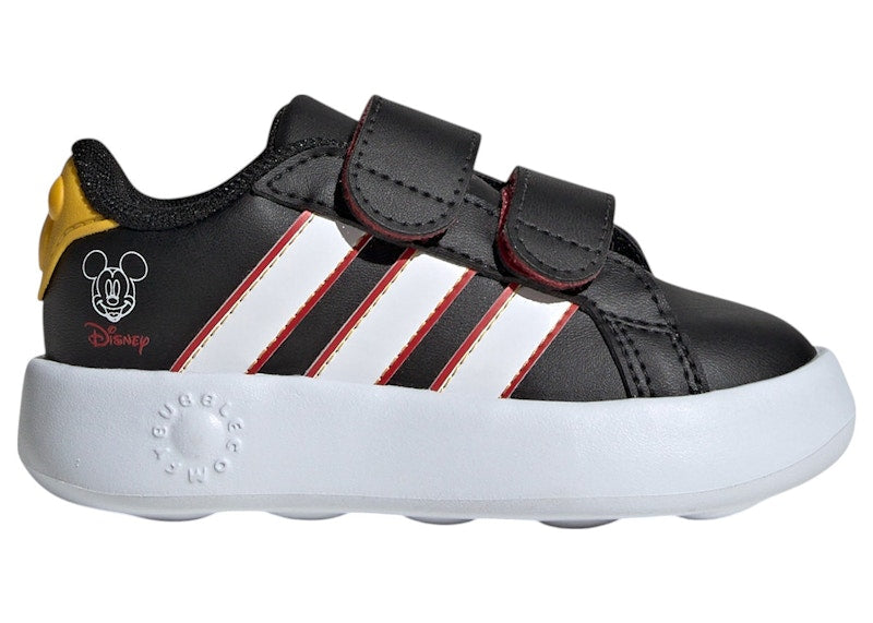 adidas Grand Court Disney Mickey Mouse Core Black Cloud White Collegiate Red (TD)