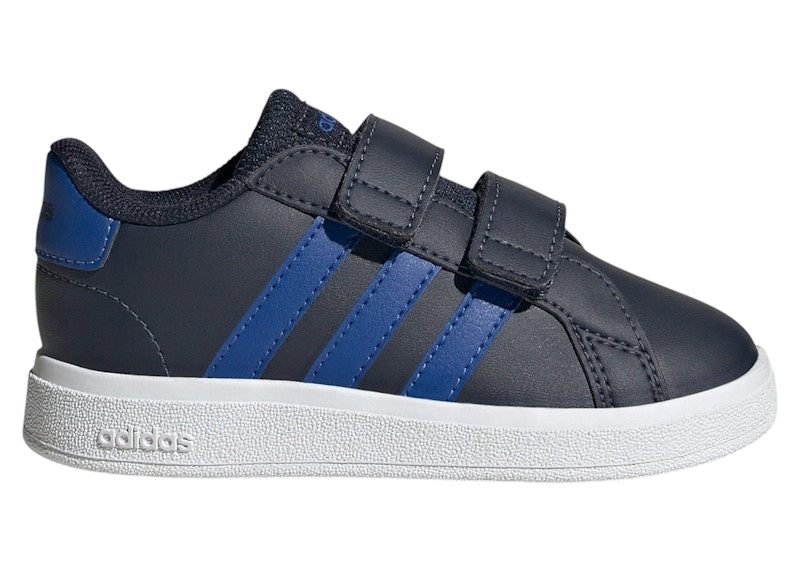 adidas Grand Court Lifestyle Hook And Loop Legend Ink Royal Blue Cloud White (TD)