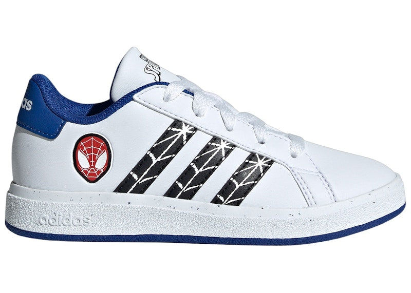 adidas Grand Court Marvel Spider-Man Cloud White Core Black Royal Blue (GS)