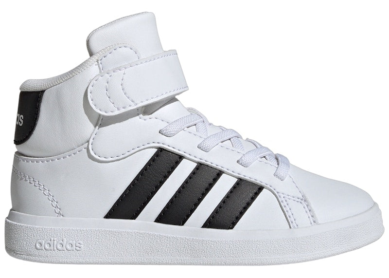 adidas Grand Court Mid Cloud White Core Black (GS)
