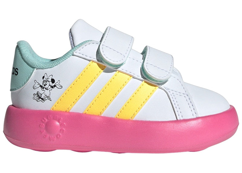 adidas Grand Court Minnie Sportswear Cloud White Spark Pulse Magenta (TD)