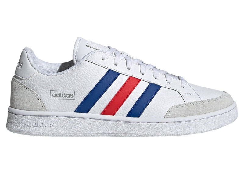 adidas Grand Court SE Cloud White Royal Blue Vivid Red