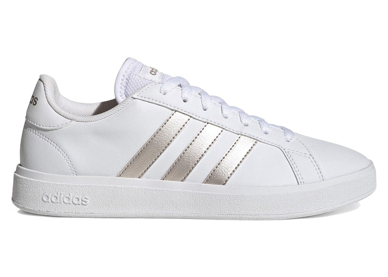 adidas Grand Court TD White Platinum Metallic (Women's)