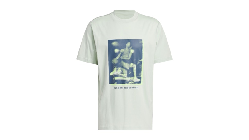 adidas Graphic Tee Linen Green Lucid Lemon