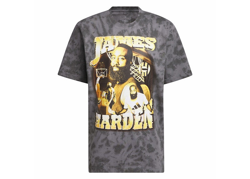 adidas Harden Tunnel Graphic Tee Grey Four/Black