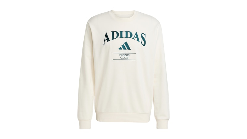 adidas Heritage Graphic Crew Sweatshirt Chalk White Aurora Ivy