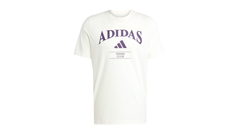adidas Heritage Graphic Tee Chalk White Aurora Plum