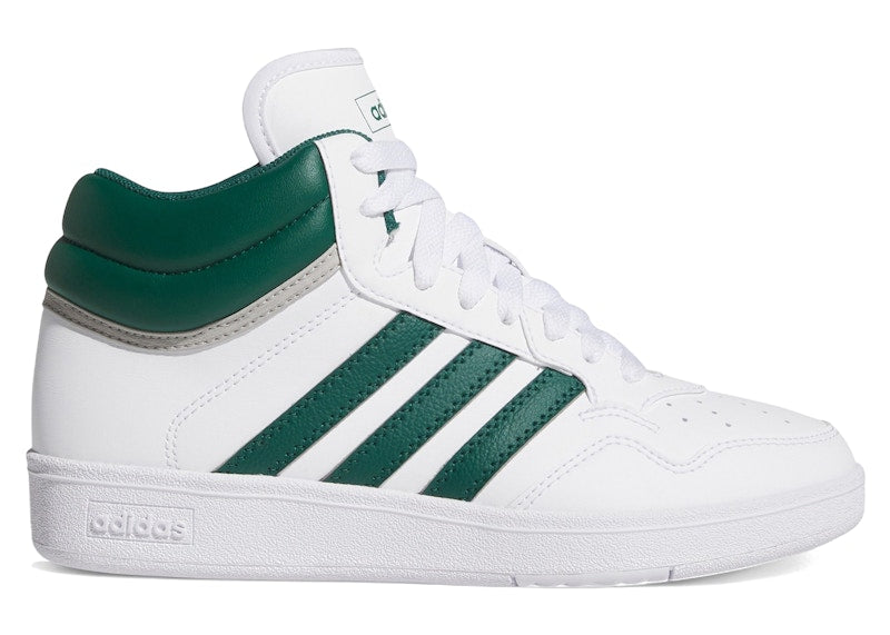 adidas Hoops 4.0 Mid Cloud White Collegiate Green Grey Two (GS)