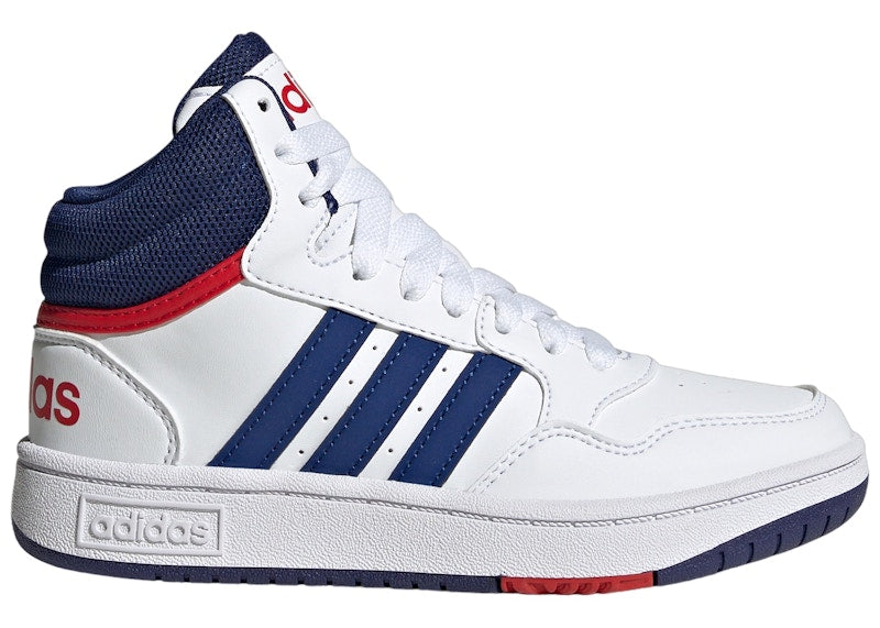 adidas Hoops Cloud White Victory Blue Better Scarlet (GS)