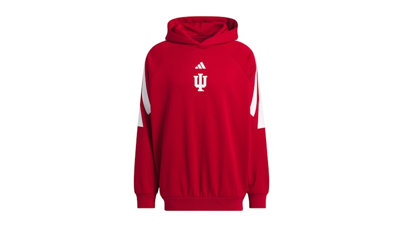 adidas Hoosiers Chapter Hoodie Indiana Team Victory Red Multi
