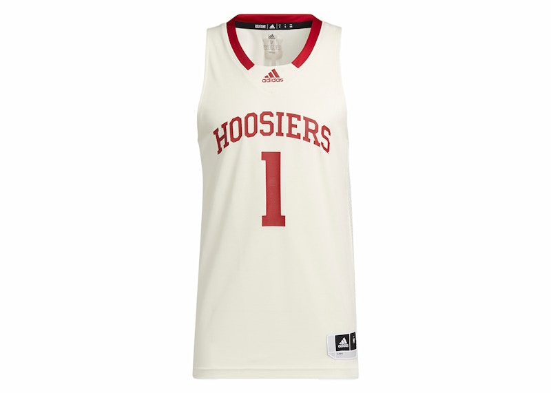 adidas Hoosiers NCAA Swingman Jersey Cream White/Cream White/Team Victory Red
