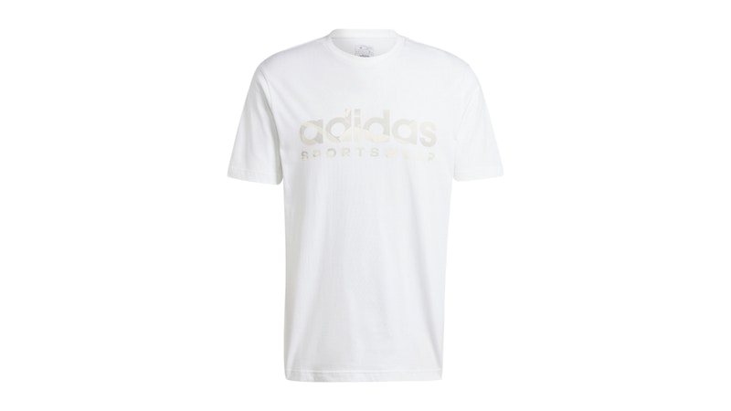 adidas House Of Tiro Linear Graphic T-Shirt White