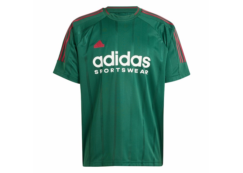 adidas House of Tiro Nations Pack Tee Dark Green/Collegiate Burgundy/Cloud White