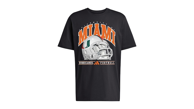 adidas Hurricanes Graphic T-Shirt Miami Black Multi