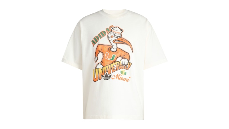 adidas Hurricanes Graphic Tee Miami Off White