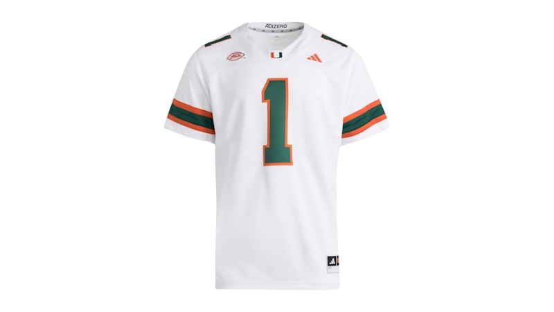 adidas Hurricanes Premier Away Jersey Miami White