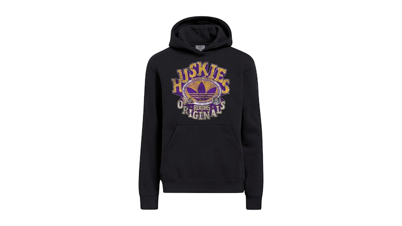 adidas Huskies Hoodie Washington Black Ncaa-Wtn-7yy