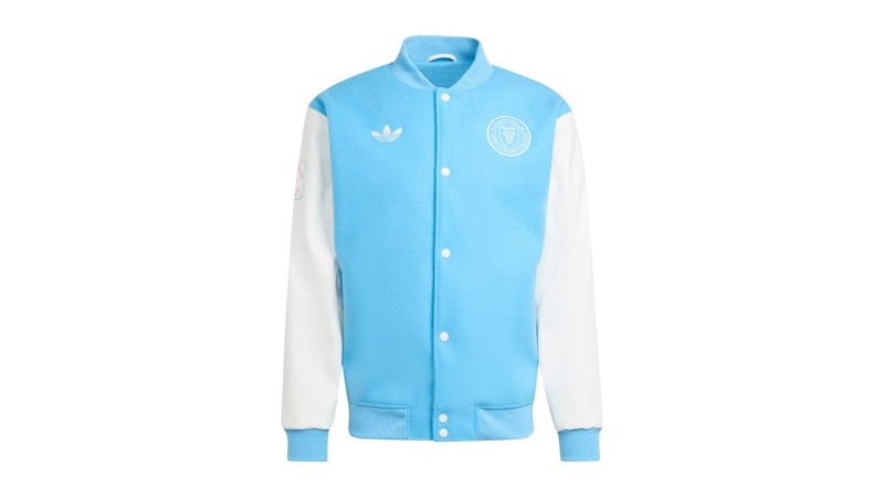 adidas Inter Cf Anthem Jacket Miami Semi Blue Burst White Tint