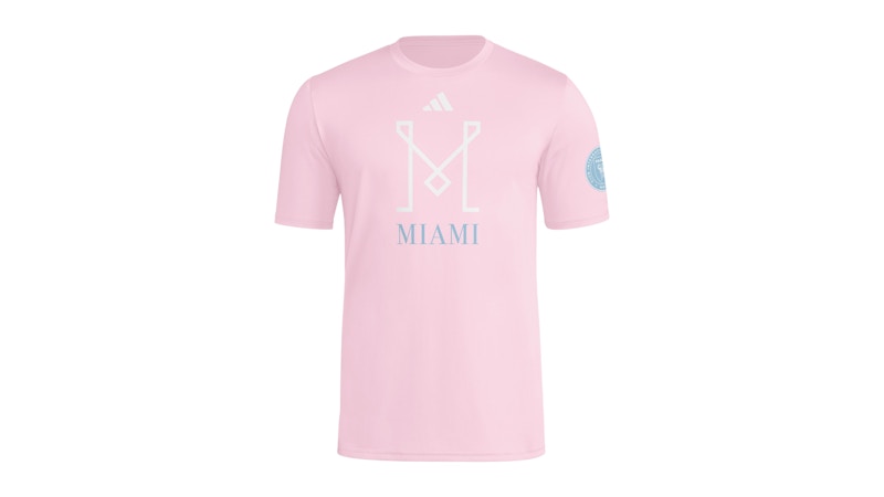 adidas Inter Cf Short Sleeve Pre-Game Tee Miami True Pink