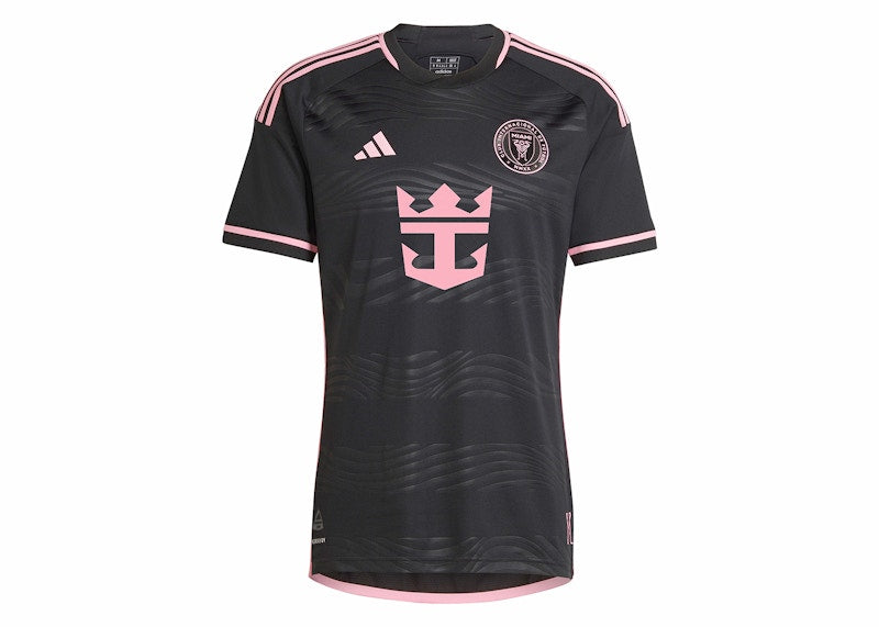 adidas Inter Miami CF 23/24 Away Authentic Jersey Black/Bliss Pink