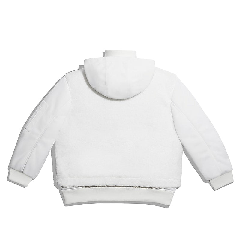 adidas Ivy Park 1/2 Zip Sherpa Layered Jacket (All Gender) Core White