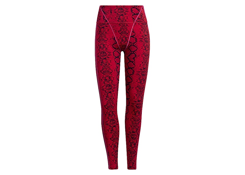 adidas Ivy Park Allover Print Tights Red/Black