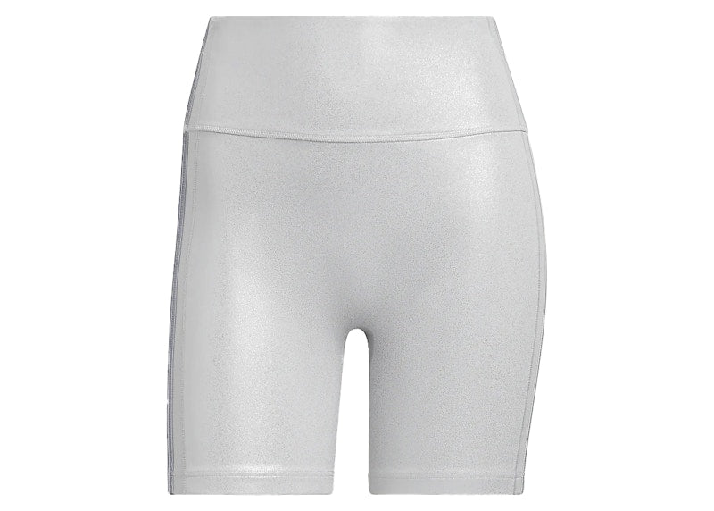 adidas Ivy Park Biker Shorts Light Solid Grey/Silver Metallic
