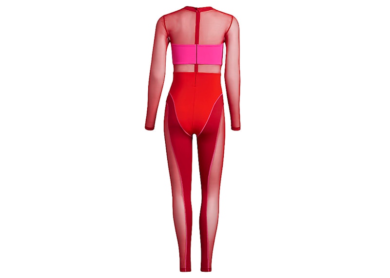 adidas Ivy Park Blocked Catsuit Power Red/Shock Pink/Red