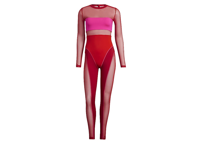 adidas Ivy Park Blocked Catsuit Power Red/Shock Pink/Red