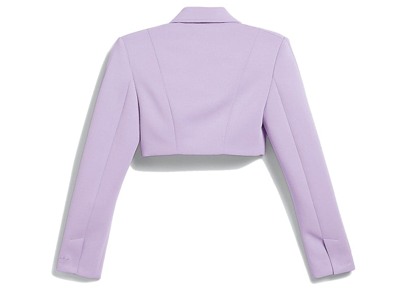 adidas Ivy Park Cropped Suit Jacket (Plus Size) Purple Glow