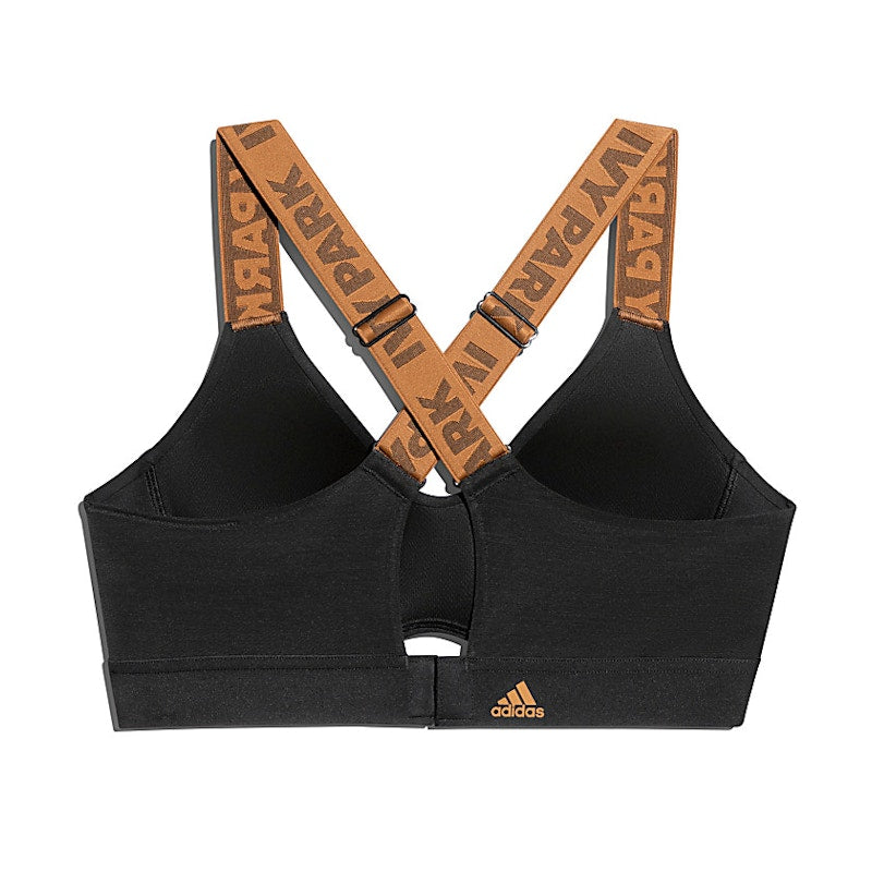 adidas Ivy Park Cutout Medium Support Bra (Plus Size) Black