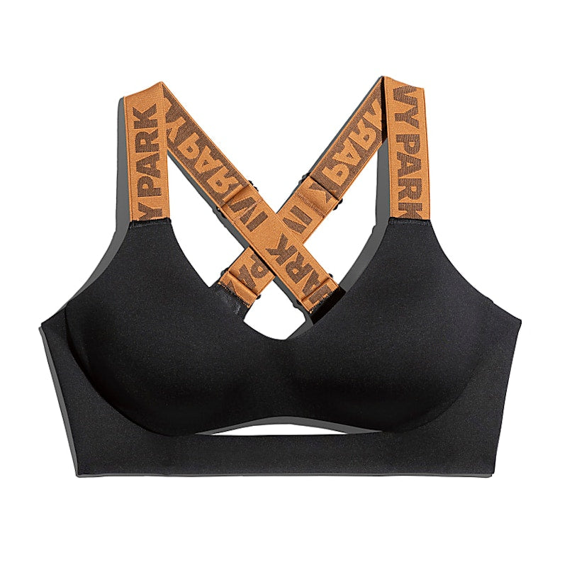 adidas Ivy Park Cutout Medium Support Bra (Plus Size) Black
