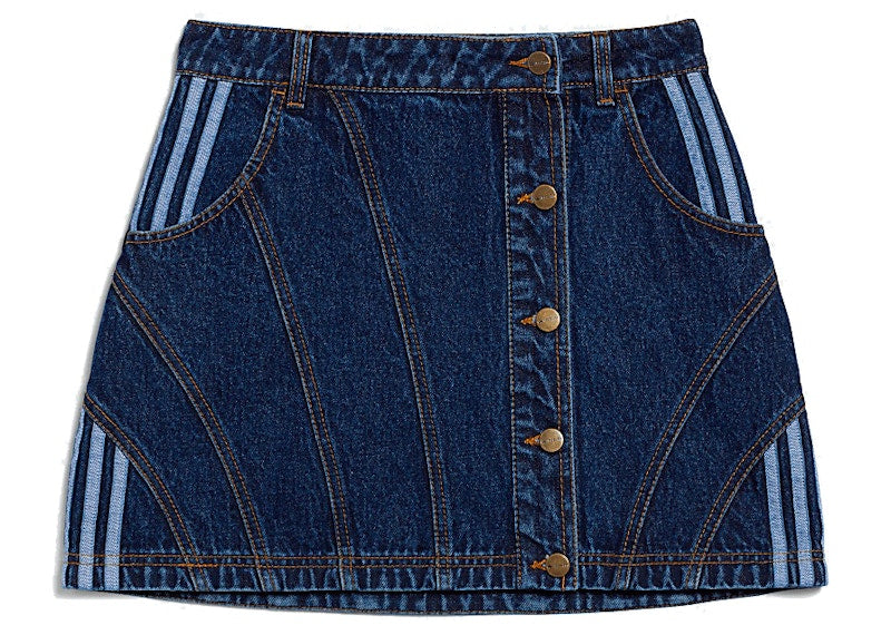 adidas Ivy Park Denim Skirt Dark Denim