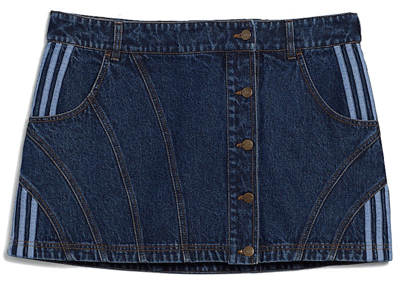 adidas Ivy Park Denim Skirt (Plus Size) Dark Denim